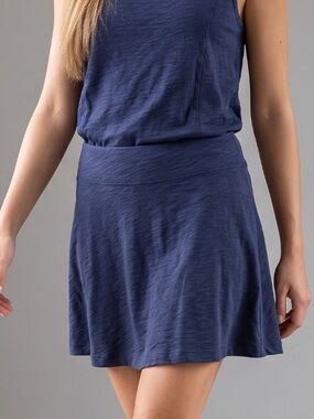 🌻Escape by Habitat Cotton Slub Beach Skirt A Line Pull On Knee Length Size L